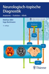 Neurologisch-topische Diagnostik: Anatomie - Funktion - Klinik Bähr, Mathias Frotscher, Michael Neuroanatomie Neurologie neurology