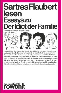 Sartres Flaubert lesen - Essays zu Der Idiot der Familie (= das neue Buch herausgegeben von Jürgen Manthey dnb 116)