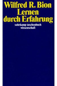 Lernen durch Erfahrung: Übertr. u. eingel. v. Erika Krejci (suhrkamp taschenbuch wissenschaft).