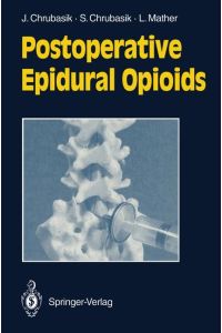 Postoperative Epidural Opioids.