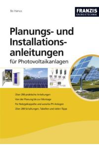 Planungs- und Installationsanleitungen für Photovoltaikanlagen