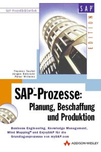 SAP-Prozesse, Planung, Beschaffung und Produktion, m. CD-ROM SAP Profiwissen [Gebundene Ausgabe] Programmplanung Primärbedarfe Materialbedarfsplanung Sekundärbedarfe Beschaffung Bestellung Wareneingang Rechnungsprüfun Produktionsprozesse Mind Mapping-Methode SAP-Prozessbibliothek Teufel (Autor), Willems (Autor), Röhrich (Autor)