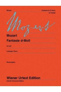Fantasie d-Moll  - Urtext. KV 397. Klavier.