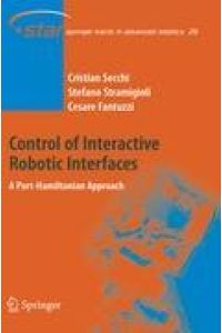 Control of Interactive Robotic Interfaces  - A Port-Hamiltonian Approach