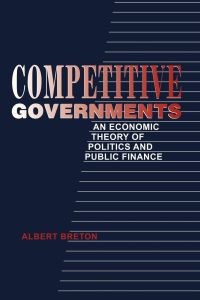 Competitive Governments  - An Economic Theory of Politics and Public Finance
