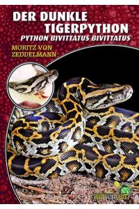 Der dunkle Tigerpython  - Python bivittatus bivittatus