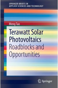 Terawatt Solar Photovoltaics  - Roadblocks and Opportunities