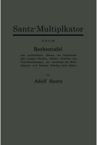 Santz-Multiplikator D. R. G. M.