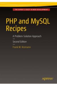PHP and MySQL Recipes  - A Problem-Solution Approach