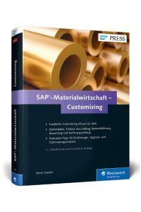 SAP-Materialwirtschaft - Customizing  - Beschaffung, Bestandsführung, Kontenfindung und Rechnungsprüfung in SAP MM konfigurieren
