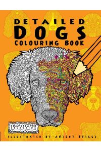 Detailed Dogs  - Colouring Book