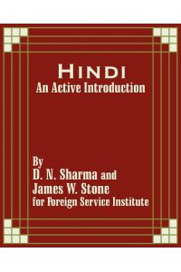 Hindi  - An Active Introduction