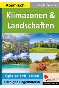 Klimazonen & Landschaften  - Legematerial in Kreisform