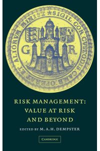 Risk Management  - Value at Risk and Beyond