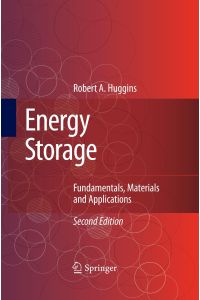 Energy Storage  - Fundamentals, Materials and Applications