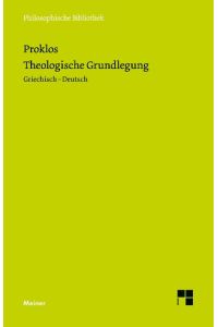 Theologische Grundlegung  - Stoicheiosis theologike