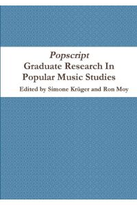 Popscript  - Graduate Research In Popular Music Studies