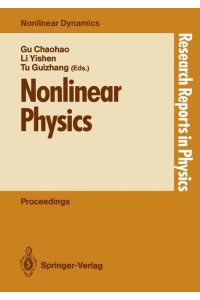 Nonlinear Physics  - Proceedings of the International Conference, Shanghai, People¿s Rep. of China, April 24¿30, 1989