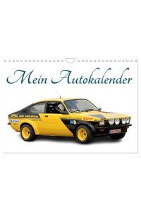 Mein Autokalender (Wandkalender 2024 DIN A4 quer), CALVENDO Monatskalender  - Tolle Autobilder freigestellt auf weissem Hintergrund