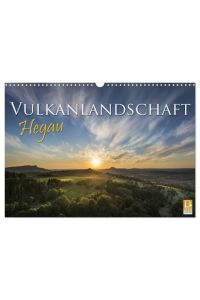 Vulkanlandschaft Hegau 2024 (Wandkalender 2024 DIN A3 quer), CALVENDO Monatskalender  - Monatskalender mit Bildern eines Jahres vom Hegau