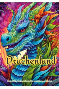 Drachenland  - Kreatives Ausmalbuch für neugierige Kinder