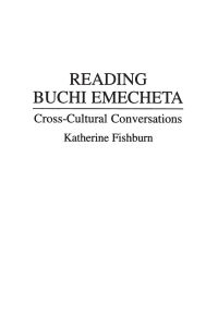 Reading Buchi Emecheta  - Cross-Cultural Conversations