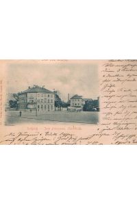 AK Leipzig. Roßplatz - Jetzt Panoram, Markthalle. ca. 1901