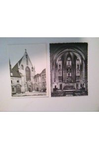 Brüssel. Notre Dame de la Cambre. Konvolut aus zwei Karten. AK.