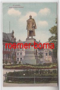 74690 Ak Elbing Elblag in Ostpreussen Kaiser Wilhelm Denkmal 1907