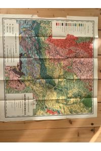 Geologische Übersichtskarte von Nieder-Österreich  - Massstab 1/375000