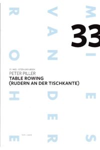 Table Rowing (Rudern an der Tischkante).