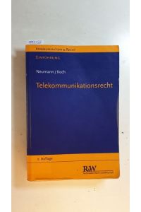 Telekommunikationsrecht : Einführung