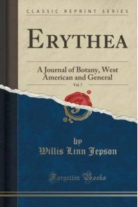 Jepson, W: Erythea, Vol. 7