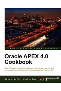 Oracle Apex 4. 0 Cookbook