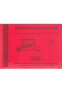 Bedienungsanleitung für Messerschmidt-Kabinenroller KR 200 / KR 201