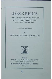 Josephus. 2, The Jewish war, books I - III.
