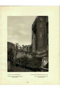 Kupfertiefdruck : Allington Castle, Maidstone, Grafschaft Kent. Penhurst Place, Kent.