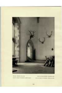 Kupfertiefdruck : The Old Smithy, Alte Schmiede in Penhurst, Grafschaft Kent.   - The Hall, Halle im Schloss Penhurst, Grafschaft Kent.