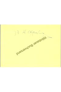 Original Autogramm Hans Affentranger (1916-2005) Racing Driver /// Autograph signiert signed signee