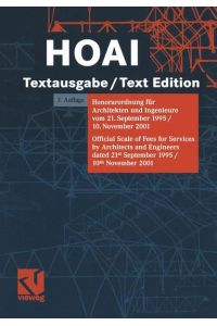HOAI  - Textausgabe/Text Edition