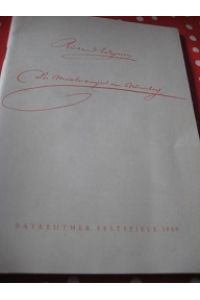 Bayreuther Festspiele 1969  - Programmheft III - Die Meistersinger von Nürnberg Deutsch English Francais