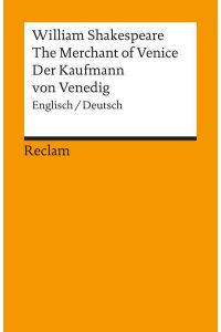 The Merchant of Venice / Der Kaufmann von Venedig  - Englisch/Deutsch