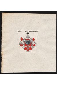 Münczer v: Babenberg - Münzer von Babenberg Wappen Adel coat of arms heraldry Heraldik
