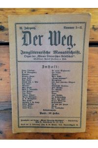 Der Weg - Jungliterarische Monatsschrift - Nr. 1-2, März 1914, III. Jahrgang