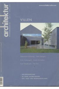 [ Villen ] Architektur Fachmagazin.   - Heft 3.