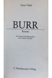 Burr.   - Roman.