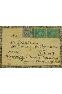 Kleinformatiger Brief Frankreich 1895