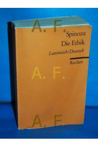 Die Ethik : lateinisch und deutsch.   - Rev. Übers. von Jakob Stern. Nachw. von Bernhard Lakebrink / Reclams Universal-Bibliothek Nr. 851