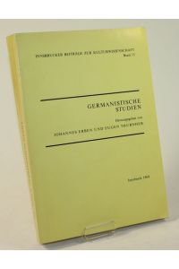 Germanistische Studien.