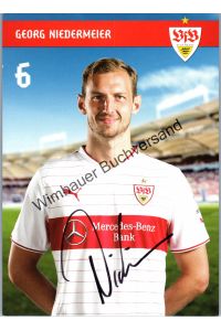 Original Autogramm Georg Niedermeier VfB Stuttgart /// Autograph signiert signed signee
